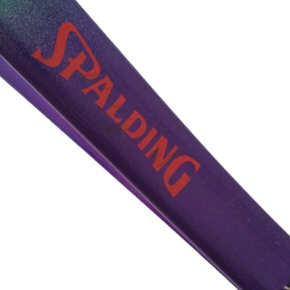 Spalding ASTA 100 Tennis Racquet 4.5 Grip Graphite Racket With Cover Purple Teal - Picture 11 of 16